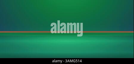 Billard Tischmatte. Amerikanische Billard, Snooker grün matt, Vektor-Illustration Stock Vektor