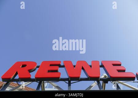 REWE Marken-Discount, Logo, Deutschland, Europa Stockfoto