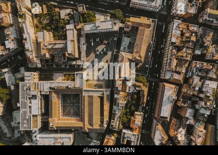 Tagesansicht der Dächer in Rom, Italien. Stockfoto