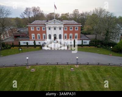 Bild des Warrington Town Hall Building Stockfoto
