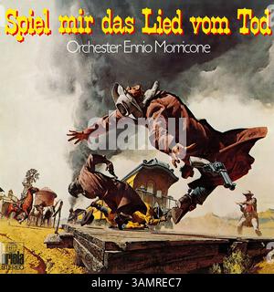 Ennio Morricone - Once Upon A Time in the West - Vintage-Vinyl-Cover Stockfoto