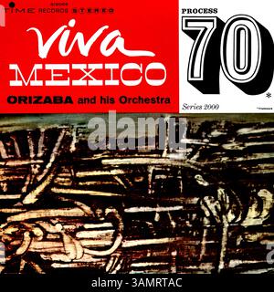 Orizaba - Viva Mexico Process 70 - Plattencover aus Vintage-Vinyl Stockfoto