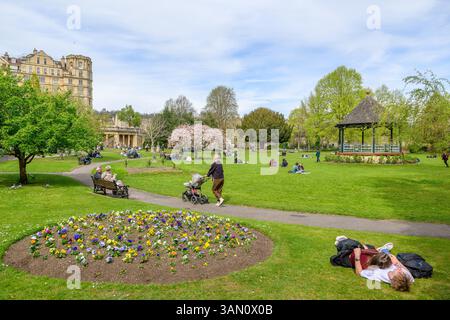 Bath City in Somerset, Großbritannien Stockfoto