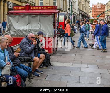 Bath City in Somerset, Großbritannien Stockfoto