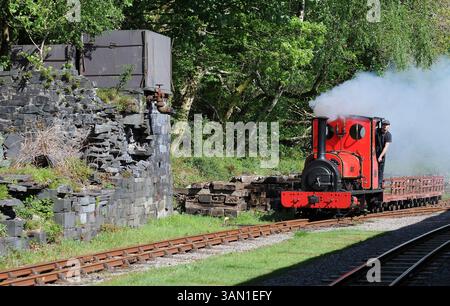 "Elidir" -Shunt an der Gilfach DDU. Stockfoto