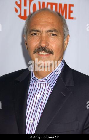 August 2009 - Los Angeles, Kalifornien, USA - Schauspieler MIGUEL SANDOVAL bei der CBS, Showtime, CW Summer TCA Party 2009 in der Huntington Library, Pasadena, CA (Bild: ZUMApress.com) Stockfoto