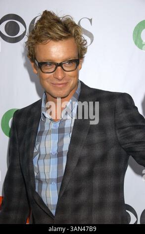 August 2009 – Los Angeles, Kalifornien, USA – Schauspieler SIMON BAKER bei der CBS, Showtime, CW Summer TCA Party 2009 in der Huntington Library, Pasadena, CA (Bild: ZUMApress.com) Stockfoto