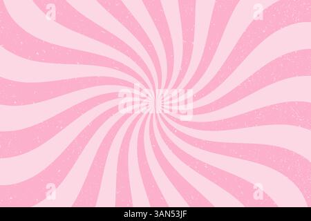 Lichtdrehung. Schwarze Farbstreifen wellig isoliert auf weißem Hintergrund. Radiale Wellenlinie. Muster gekrümmt. Comic-Drehung. Effekt Kurven Strahlen. Abstrakt Stock Vektor