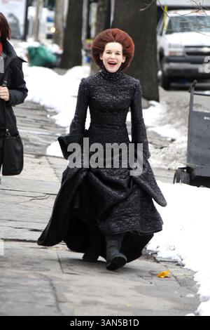 2. März 2010: New York, New York, Vereinigte Staaten – BESETZUNG.am Set von „The Sorcerer's Apprentice“.am Broadway und w.155st New York City . Fotos von - Fotos,INCÂ ©2010.K63734JBB(Kreditbild: © John Barrett/Globe Photos/ZUMApress.com) Stockfoto