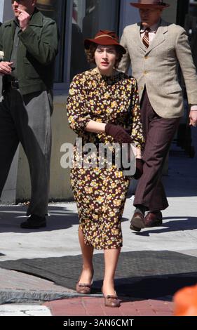 29. April 2010 - New York, New York, USA - K64973JBB.KATE WINSLET.Drehfilm ''Mildred Pierce''' in Peekskill New York .so aussehen wie Film in Los Angeles 04-29-2010. 2010.(Bild: © John Barrett/Globe Photos/ZUMApress.com) Stockfoto