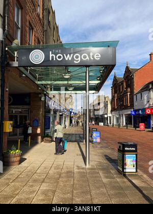 Howgate Shopping Mall, High Street Falkirk, Schottland Stockfoto