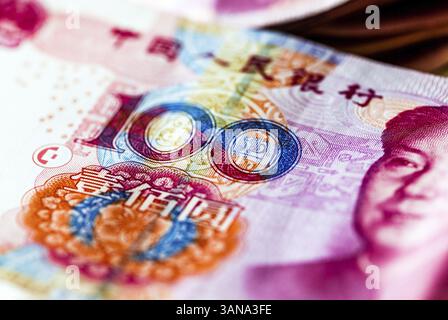 100 yuan Stockfoto