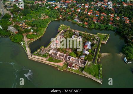 Sri Lanka, Nordprovinz, Mannar Island, Mannar Town, Mannar Fort oder Dutch Fort, erbaut von den Portugiesen im 16. Jahrhundert, besetzt von den Dutc Stockfoto