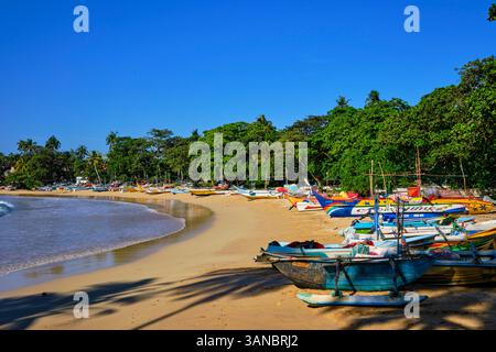 Sri Lanka, Provinz du Sud, Bezirk Matara, Dorf Dondra, phare Dondra // Sri Lanka, Südprovinz, Bezirk Matara, Strand Devinuwara Stockfoto