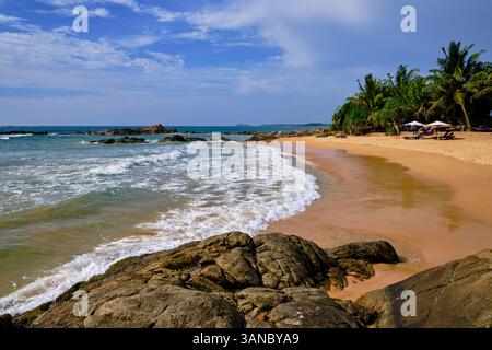 Sri Lanka, Südprovinz, Bentota, Bentota Beach Stockfoto
