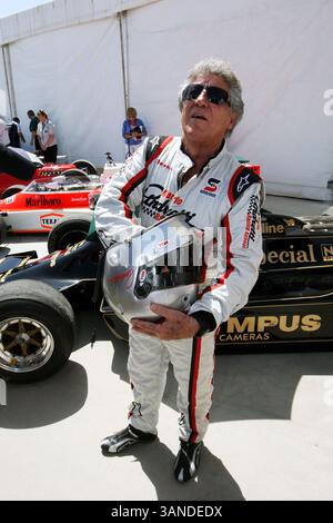 März 2010 - Sakhir, Bahrain - Mario Andretti (USA)...Formel-1-Weltmeisterschaft, Rd 1, Grand Prix von Bahrain, Renntag, Bahrain International Circuit. (Vermerk: © Sutton Motorsports/ZUMApress.com) Stockfoto