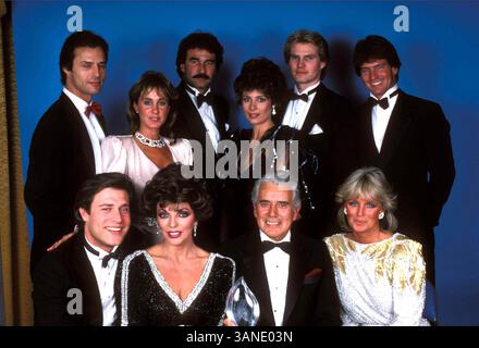 April 2010 - JOHNFORSYTHERETRO. JOHN FORSYTHE UND DYNASTIE BESETZTEN JOAN COLLINS LINDA EVANS.13175. (Foto: © Globe Photos/ZUMApress.com) Stockfoto