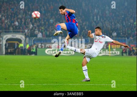 24. März 2010 - Basel, Schweiz - Behrang Safari des FC Basel in Aktion während des Spiels der Axpo League im St. Jacob Park. Das Spiel endete mit einem 4:1-Sieg von Basel. (Bild: © John Middlebrook/Cal Sport Media/ZUMApress.com) Stockfoto