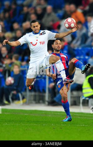 24. März 2010: Der FC Basel und der FC Zürich spielen im St. Jacob Park in Basel, Schweiz. Das Spiel endete mit 4:1. (Bild: © John Middlebrook/Cal Sport Media/ZUMApress.com) Stockfoto