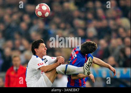 24. März 2010: Der FC Basel und der FC Zürich spielen im St. Jacob Park in Basel, Schweiz. Das Spiel endete mit 4:1. (Bild: © John Middlebrook/Cal Sport Media/ZUMApress.com) Stockfoto