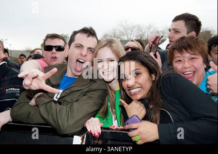 15. April 2010 - Vancouver, British Columbia, Kanada - Schüler feiern das Ende des Schuljahres bei der AMS Block Party 2010 der University of British Columbia. (Bild: © David Zhang/ZUMA Press) Stockfoto
