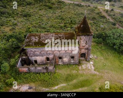 Luftaufnahme der Bokor Hill Station, Kambodscha. Stockfoto