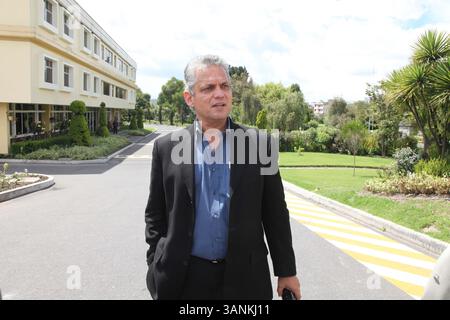 19. Juni 2011 - Quito, Pichincha, Ecuador - Quito, Ecuador..15.06.2011..Deportes...Entrevista al Director tÃ écnico de la selecciÃ³n ecuatoriana de futbol Reinaldo Rueda, en este diario /Alfredo Lagla (Kreditbild: © El Comercio/GDA/ZUMAPRESS.com) Stockfoto