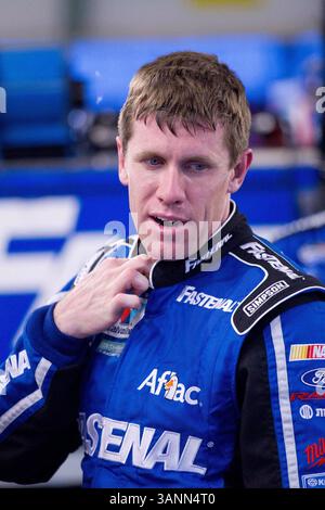 Joliet, IL - 03. Juni 2011: Carl Edwards (60) während des Trainings für das STP 300 Rennen auf dem Chicagoland Speedway in Joliet, IL. (Kreditbild: © ASP/Cal Sport Media/ZUMAPRESS.com) Stockfoto