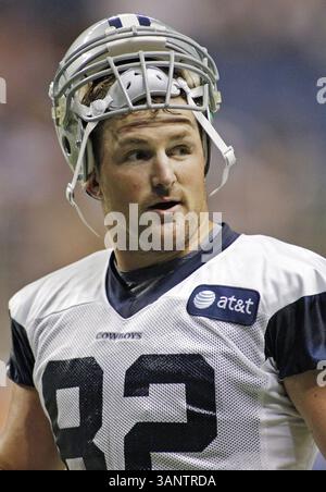 29. Juli 2011: San Antonio, Texas, USA – Dallas Cowboys Tight End Jason Witten tritt am Freitag, 29. Juli 2011 im Alamo Dome in San Antonio, Texas auf. (Bild: © Paul Moseley/Fort Worth Star-Telegram/MCT/ZUMAPRESS.com) Stockfoto