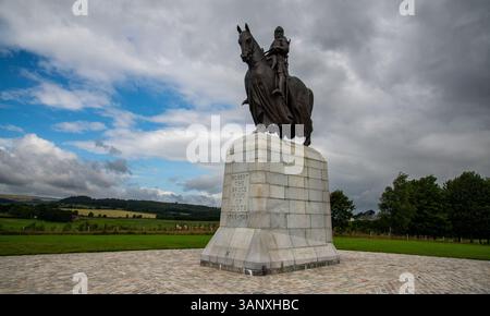Robert the Bruce Monument in Bannockburn bei Stirling, Schottland Stockfoto