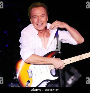 8. Mai 2011 – Las Vegas, Nevada, USA – der preisgekrönte Sänger DAVID CASSIDY tritt am Sonntag im Orleans Casino auf. Cassidy ist bekannt für seine Arbeit mit der The Partridge Family von ABC, zusammen mit vielen Singles und mehreren Grammy-Nominierungen. (Kreditbild: © Barry Sweet/ZUMAPRESS.com) Stockfoto