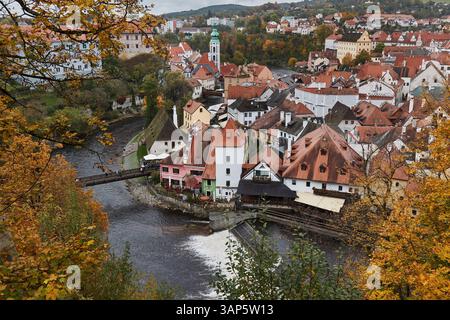Ansicht von Cesky Krumlov Stockfoto