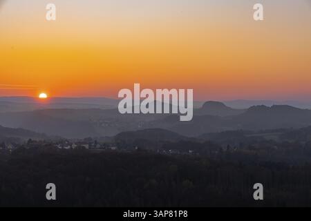 Herbsteindrücke aus der Sächsischen Schweiz Stockfoto