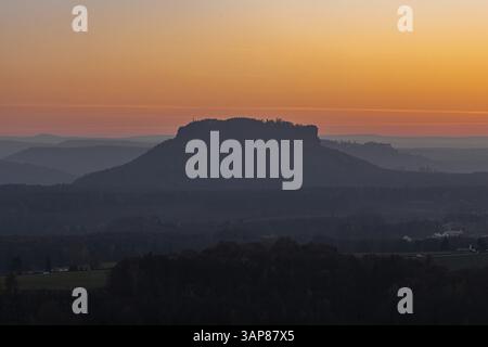 Herbsteindrücke aus der Sächsischen Schweiz Stockfoto