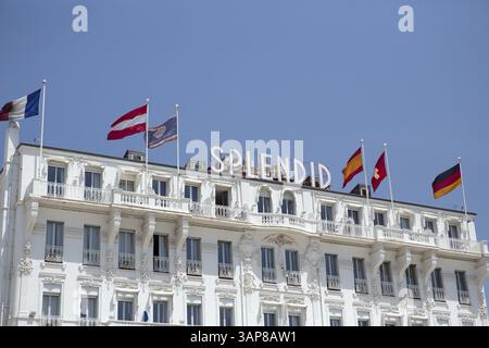 Splendid Hotel in Cannes, Südfrankreich 2022 Stockfoto