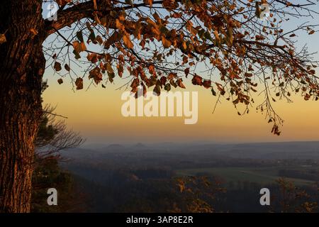 Herbsteindrücke aus der Sächsischen Schweiz Stockfoto
