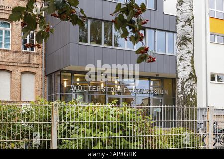 Schulgymnasium Ballenstedt Wolterstorff Gymnasium Stockfoto