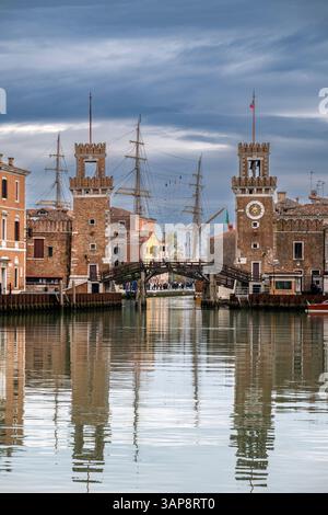 Venezianisches Arsenal, Venedig, Venetien, Italien Stockfoto