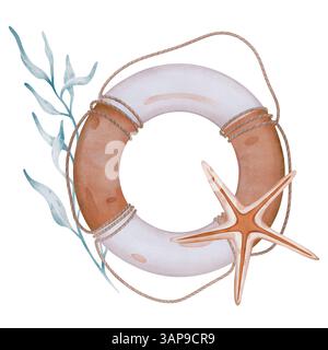 Nahtlose, wässrige Zitrusfrüchte und Blätter. Grüne Blätter und Orangenfrüchte auf weißem Hintergrund. Nahtlose Aquarelle von Mandarinen und Orangen Stockfoto