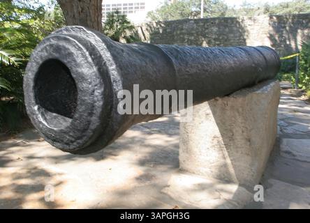 Sept. 2005 - San Antonio, Texas, USA - Fotos des Forts Alamo in San Antonio. Die Schlacht von Alamo, die vom 23. Februar bis 6. März 1836 stattfand war eine zentrale Veranstaltung in der Texas Revolution. (Kredit-Bild: © gen Blevins/ZUMAPRESS.com) Stockfoto