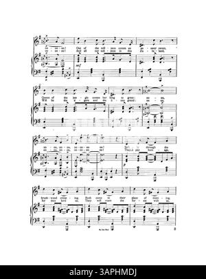 My Zulu Maid, urheberrechtlich geschützt am 13. Dezember 1909, wurde von Kolb & Dill eingeführt und spiegelt afrikanische Kulturthemen wider. Das Lied ist Teil der Sammlung der University of Oregon Libraries. Stockfoto