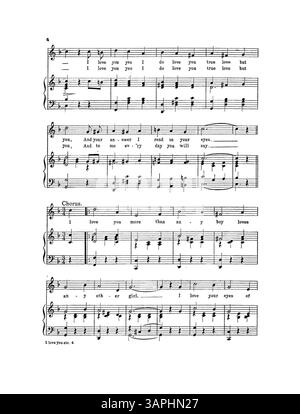 Dieser Titel enthält einen musikalischen Auszug aus dem Song If I should Fall in Love with You, der auf der Rückseite des Covers zu sehen ist. Stockfoto