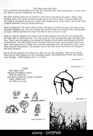 Die Ausgabe 1974 des Northrop Collegiate Tatler Yearbook zeigt Schüler, Lehrer, Vereine, Leichtathletik und Veranstaltungen aus dem Schuljahr 1973-1974 mit dem Schwerpunkt afroamerikanische Geschichte. Stockfoto