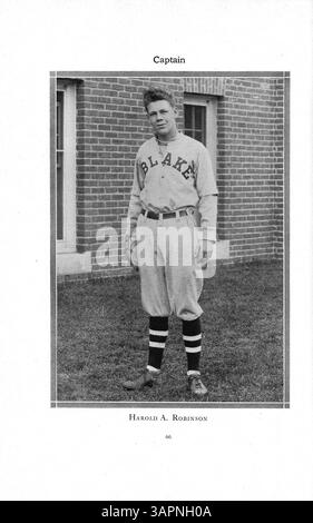 Die Ausgabe 1918 des Callopan Jahrbuchs der Blake School zeigt die Schüler, Lehrkräfte, Leichtathletik, Vereine und bedeutende Veranstaltungen aus dem Schuljahr 1917-1918. Stockfoto