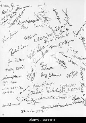 Das Jahrbuch der Central High School 1982, Eighty Two Centralian, fängt die Schüler, Lehrkräfte, Leichtathletik, Clubs und bedeutende Veranstaltungen aus dem Schuljahr 1981-1982. Stockfoto