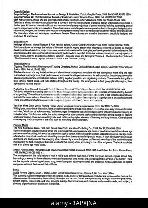 Das offizielle Bulletin der Minneapolis Public Library von 1990 ist ein wöchentlicher Newsletter, der interne Neuigkeiten und Updates für Mitarbeiter der Bibliothek bereitstellt. Stockfoto