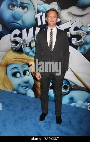 24. Juli 2011 – New York, New York, USA – Columbia Pictures präsentiert die Weltpremiere von „die Schlümpfe in 3D“. Das Ziegfeld Theater, NYC. Juli 2011.Fotos von , Photos Inc 2011.NEIL PATRICK HARRIS(Kreditbild: © Sonia Moskowitz/Globe photos/ZUMAPRESS.com) Stockfoto