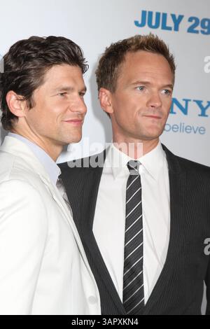 24. Juli 2011 – New York, New York, USA – Columbia Pictures präsentiert die Weltpremiere von „die Schlümpfe in 3D“. Das Ziegfeld Theater, NYC. Juli 2011.Fotos von , Photos Inc 2011.NEIL PATRICK HARRIS(Kreditbild: © Sonia Moskowitz/Globe photos/ZUMAPRESS.com) Stockfoto