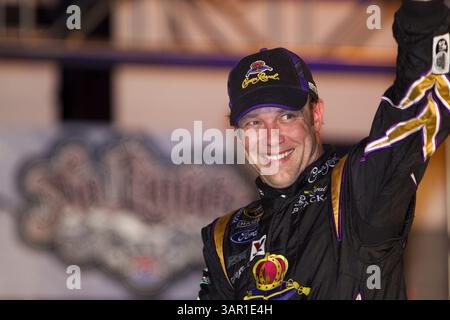FORT WORTH, TX - 09. April 2011: Matt Kenseth (17) gewinnt das Samsung Mobile 500 Rennen auf dem Texas Motor Speedway in Fort Worth, TX. (Kreditbild: © ASP/Cal Sport Media/ZUMAPRESS.com) Stockfoto