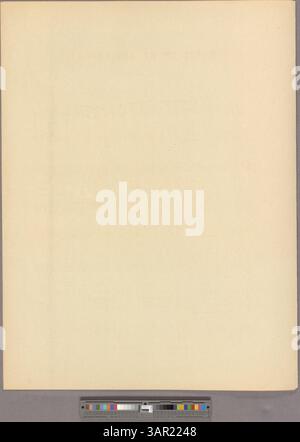 Dieses Stück mit dem Titel „A Colour Consolation“ enthält Texte in einer übertriebenen Imitation des afroamerikanischen Dialekts. Es enthält eine Reihe von C4-Eb5 und eine Werbung für andere Lieder des Komponisten. Der Titel bezieht sich auf „Movin“ in de bes' soci'ty' und „Honig – by an“ by. Stockfoto